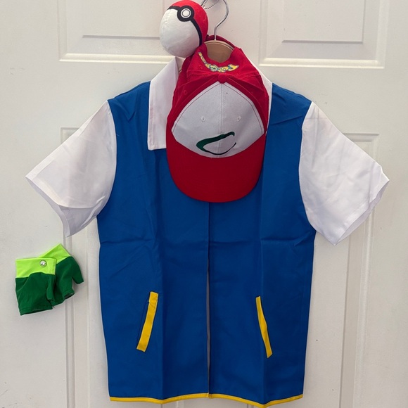 Other - Pokemon Ash Ketchum Costume Kid Monster Trainer